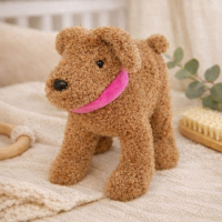 Knuffel Hond met band 