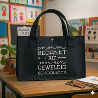 Vilten tas voor juf of meester - klein 