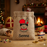 Jute snoep zakken PIET
