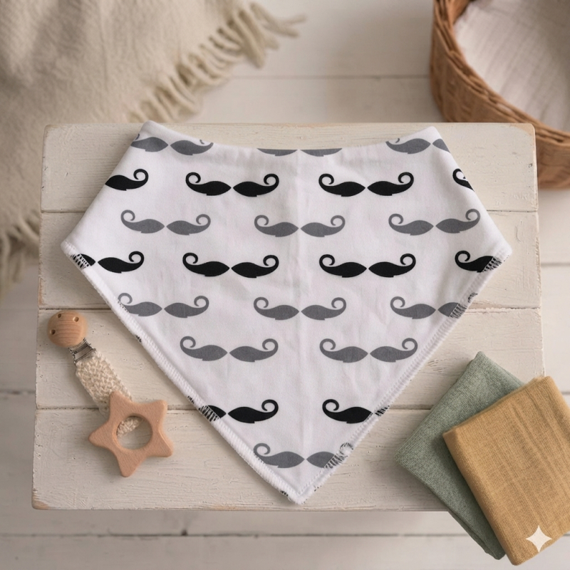 Bandana/slab ZONDER personalisatie - Snorretjes