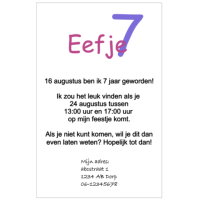 Uitnodiging kaart heks