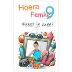 Uitnodiging kaart zwemmen