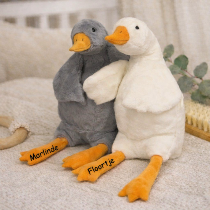 Knuffel Eend      diverse kleuren