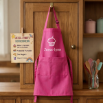Kinderschort met naam en afbeelding 55 cm. - ook in andere kleuren