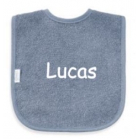 Slabje met naam - grey/blue