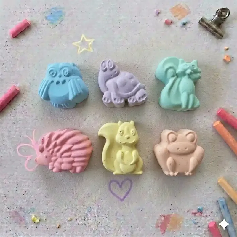 Dieren 2 - stoepkrijt