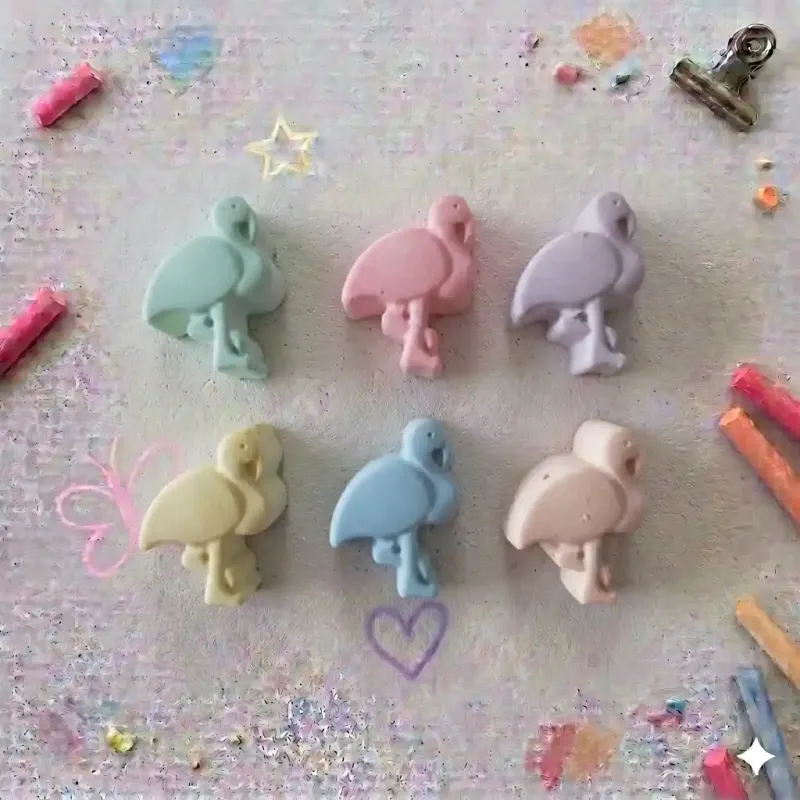 Flamingo's (per 2) - stoepkrijt