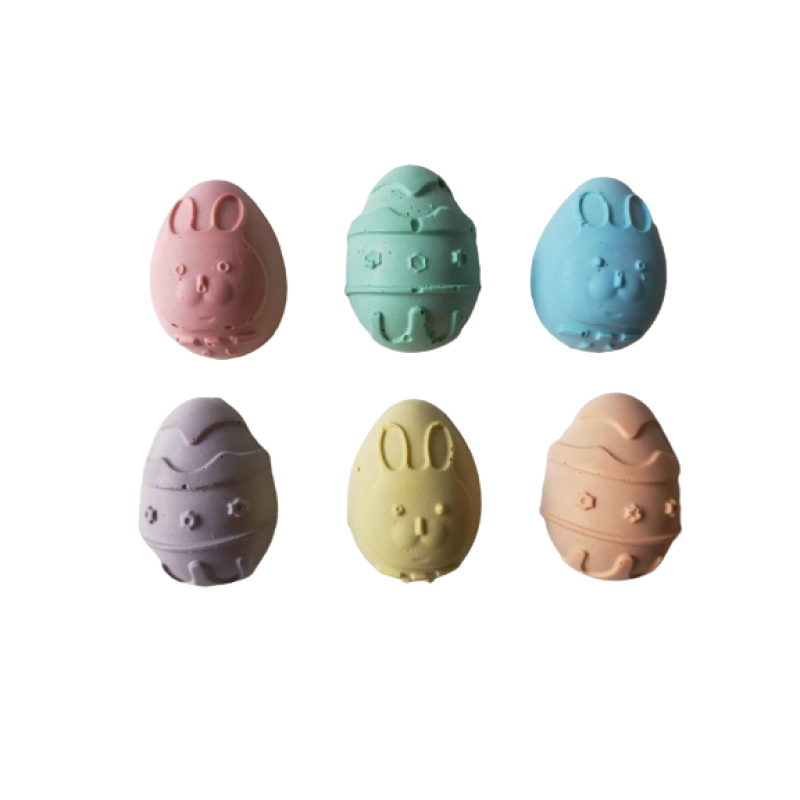 Paaseitjes (per 2) - stoepkrijt