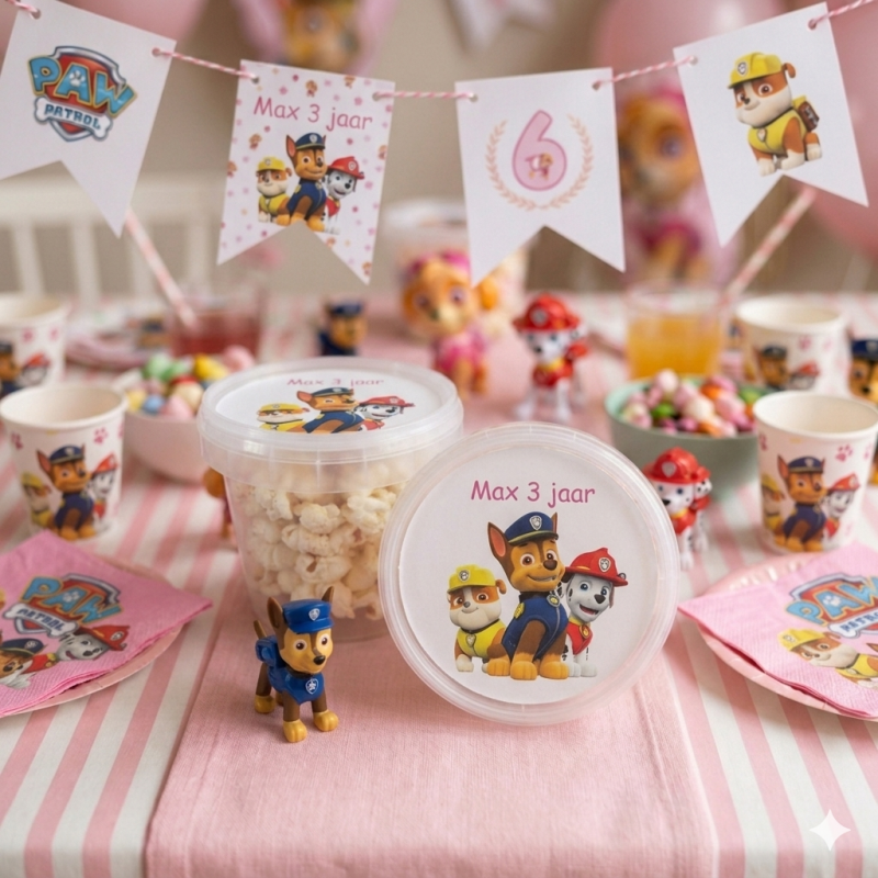 Bakje met deksel Paw Patrol jongens