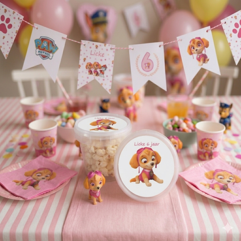 Bakje met deksel Paw Patrol meisjes