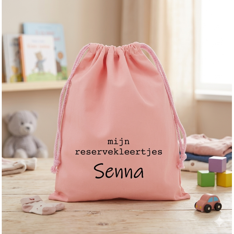 Reserve kleertjes zak - Zalm