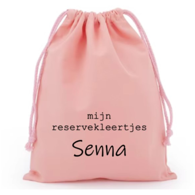 Reserve kleertjes zak - Zalm