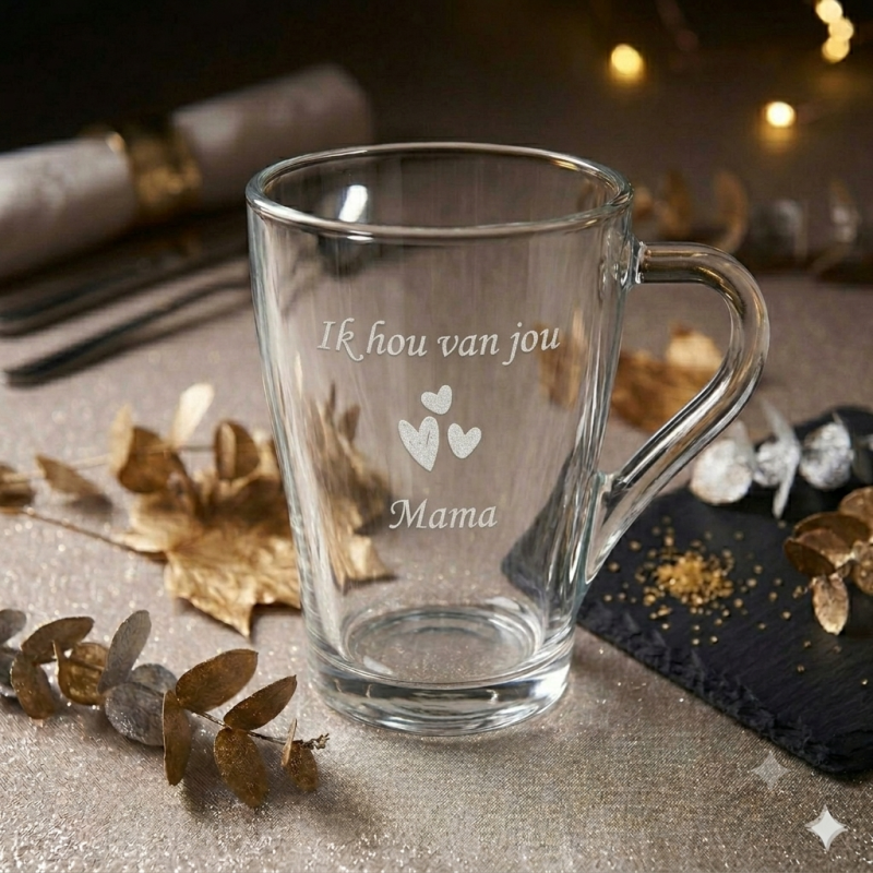 Theeglas voor moeder/vader - oma/opa
