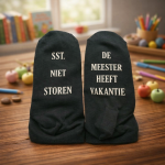 Sokken - sneakersokken voor juf of meester