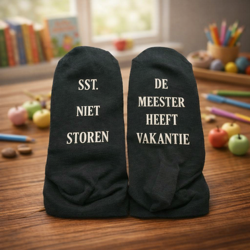 Sokken - sneakersokken voor juf of meester