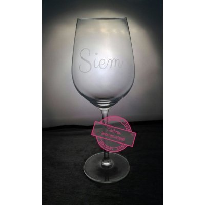 Wijnglas met naam