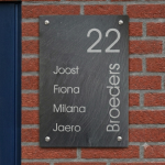 Naambord (groot) zonder afbeelding