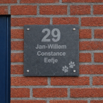 Naambord Hondenpootjes
