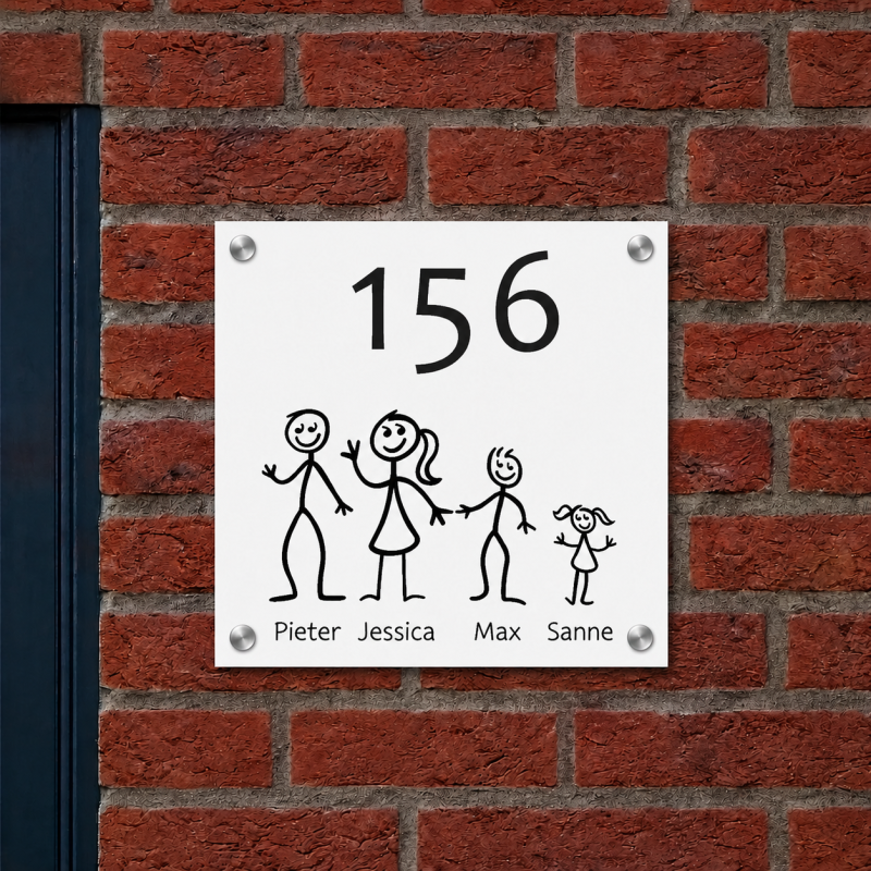 Naambord Familie