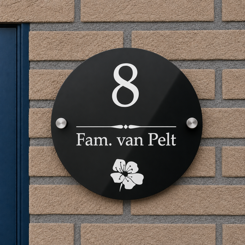 Naambord Bloem 