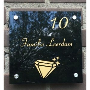 Naambord Diamant