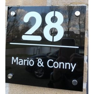 Naambord Streep Naambord Streep