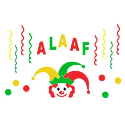 Carnaval - Clown (3) - raamsticker