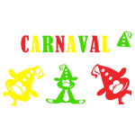 Carnaval - Feestbeesten - raamsticker