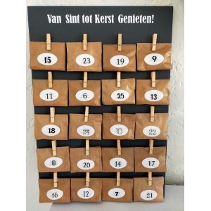 Adventskalender thee - hout