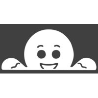Gluur peperkoekman- raamsticker