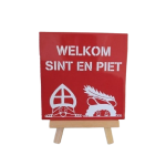 Tegel WELKOM SINT EN PIET