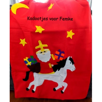 Vilten zak Sinterklaas - paard