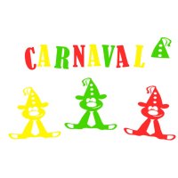 Carnaval - Feestbeesten - raamsticker