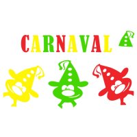 Carnaval - Feestbeesten - raamsticker