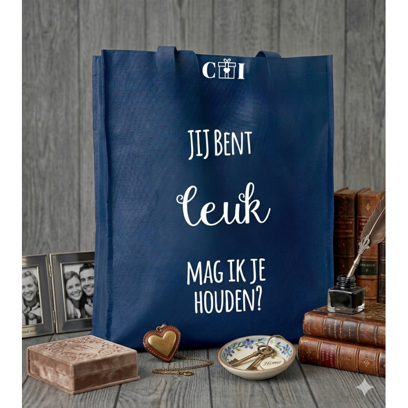 Boodschappentas -  jij bent leuk