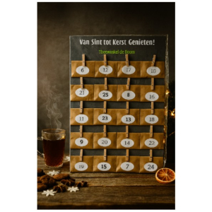 Adventskalender thee - hout