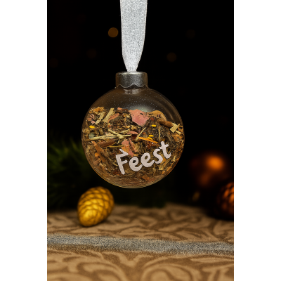 Kerstbal met thee Kerstbal met thee
