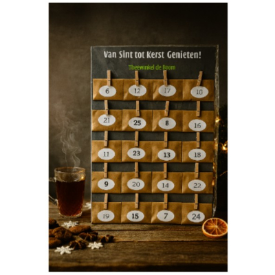 Adventskalender thee - hout