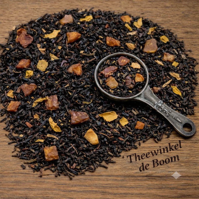 Zwarte thee - Appeltaart