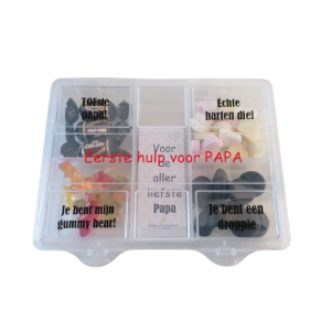 Doos eerste hulp voor papa-opa