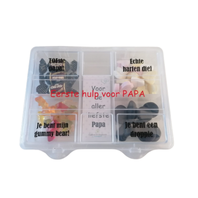 Doos eerste hulp voor papa-opa