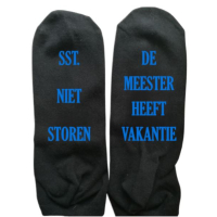Sokken - sneakersokken voor juf of meester